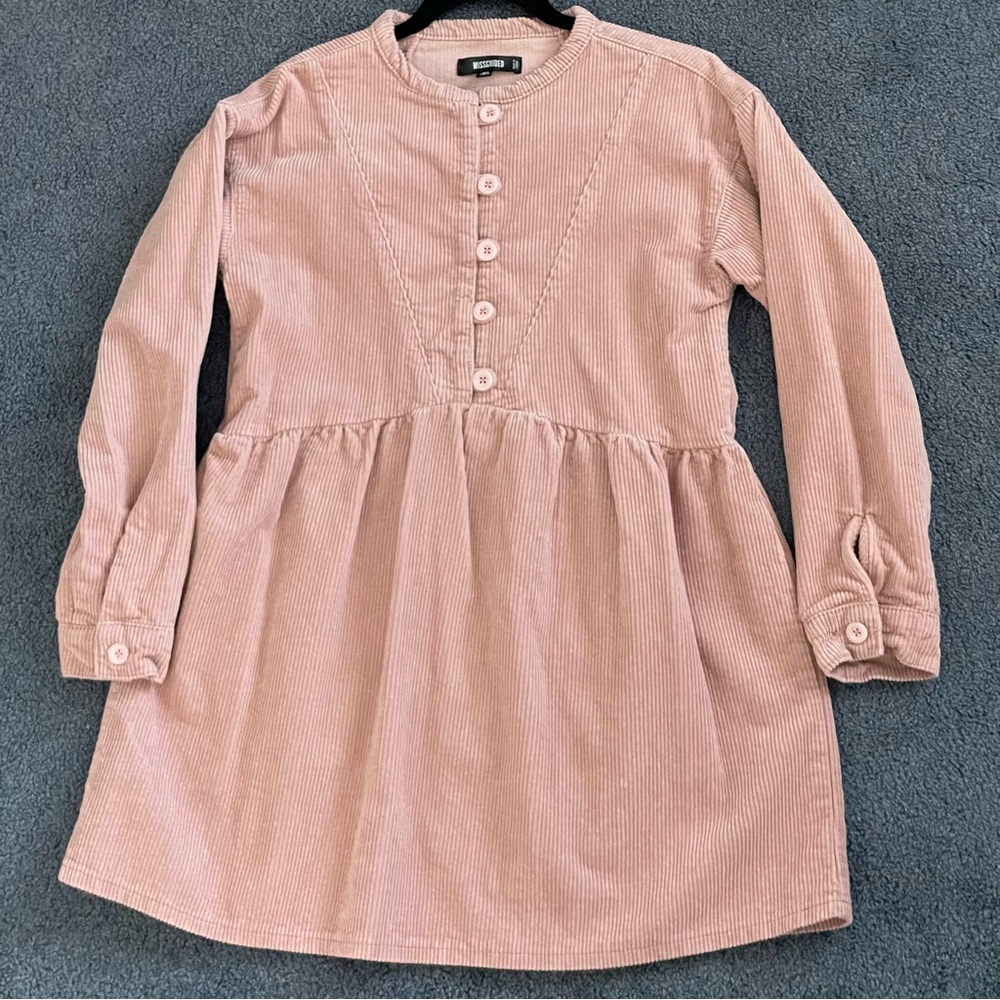 Misguided‎ Corduroy Dress - Blush Pink Women’s Size 0